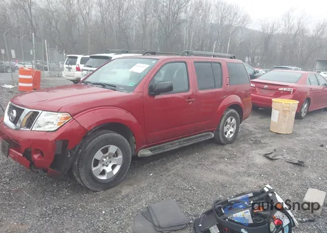 2012 Nissan Pathfinder S from USA, damaged, VIN 5N1AR1NB7CC625794